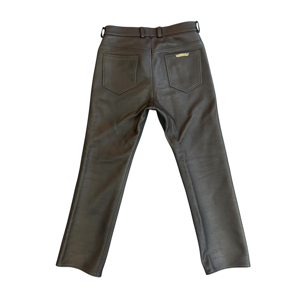 [CHROME HEARTS] Chrome Hearts Black Leather Pants