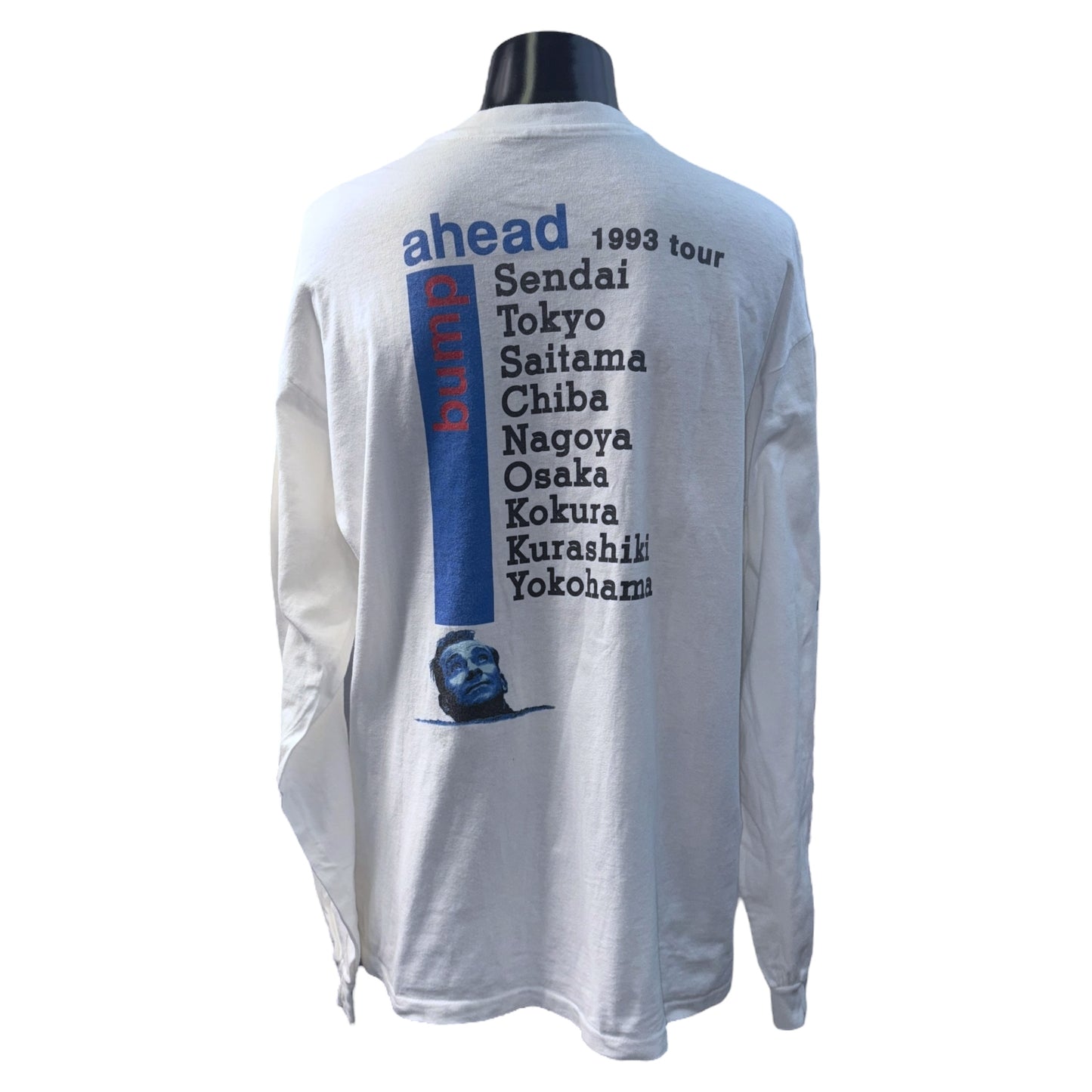 [MR. BIG] Mr. Big "BUMP AHEAD TOUR" 90's USA Made Long Sleeve T-Shirt