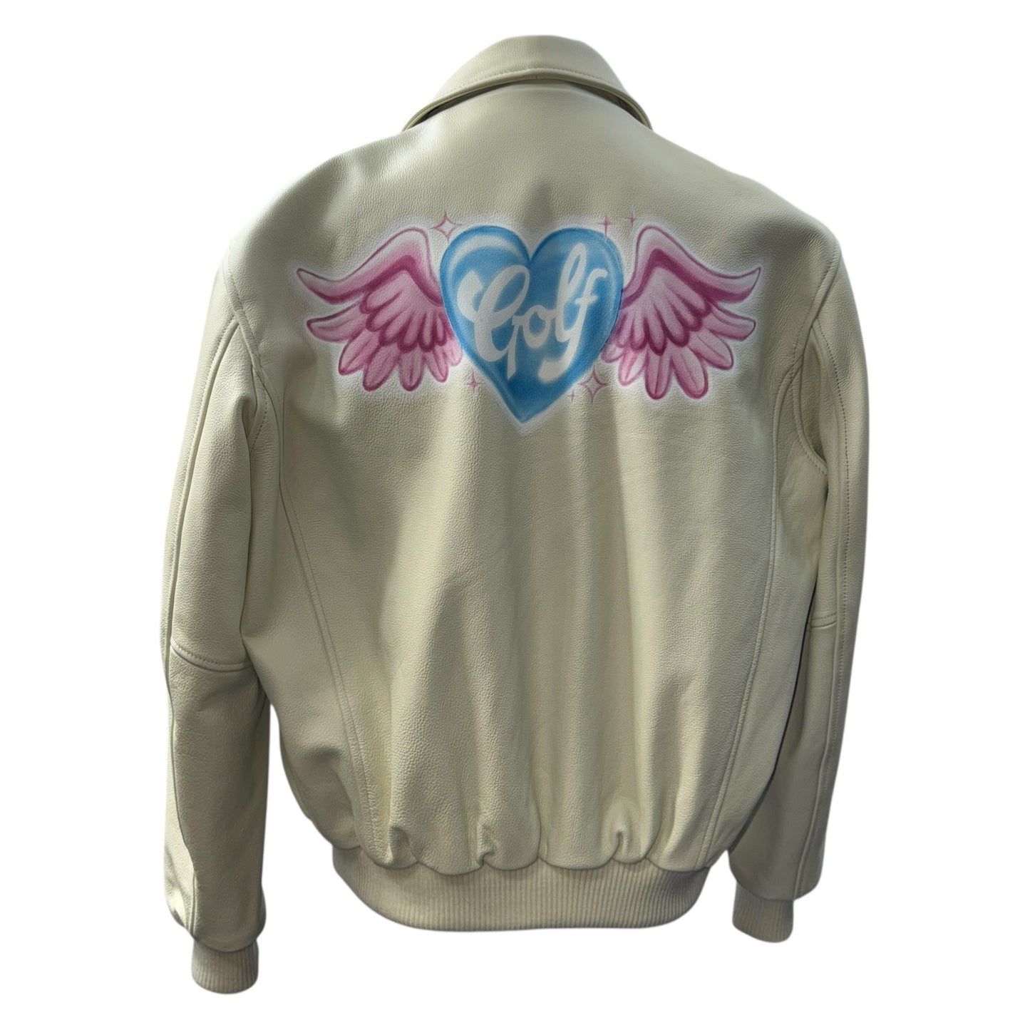 GOLF WANG Airbrush Heart Bomber Jacket, Size M