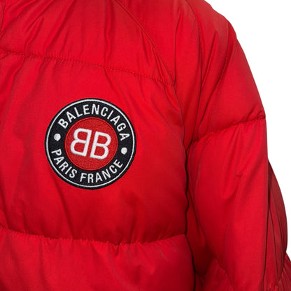 [BALENCIAGA] Balenciaga “FOOTBALL PRINT” logo down jacket