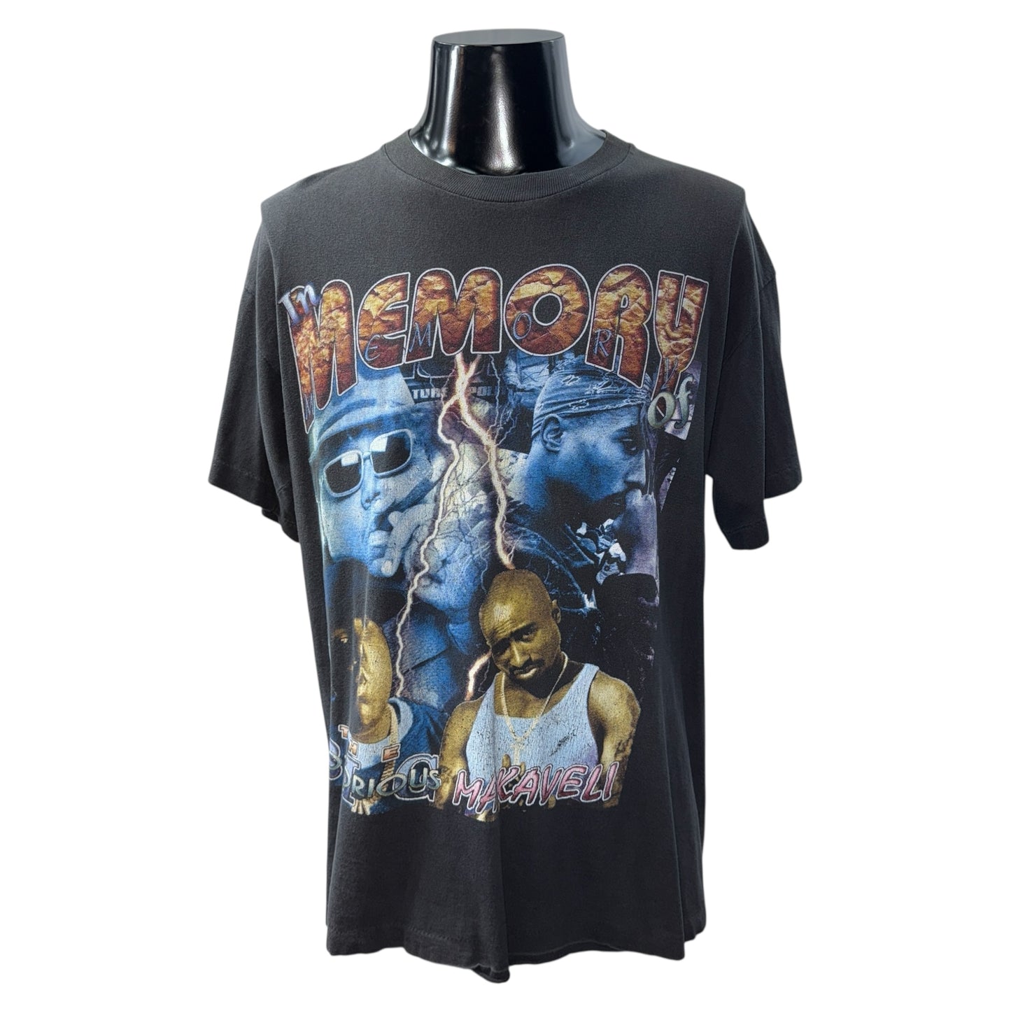 [2PAC &amp; BIGGIE MEMORIAL] Notorious Big 2Pac RAP T-shirt