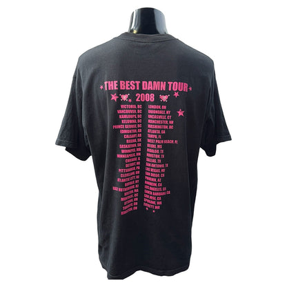 [AVRIL LAVIGNE] Avril Lavigne "THE BEST DAMN TOUR 2008" Tour T-shirt