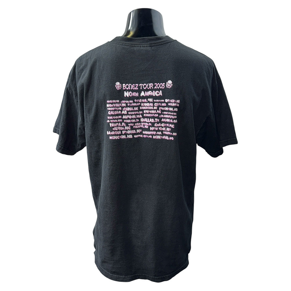【AVRIL LAVIGNE】アヴリル・ラヴィーン “Bonez Your 2005” North America ツアーTシャツ