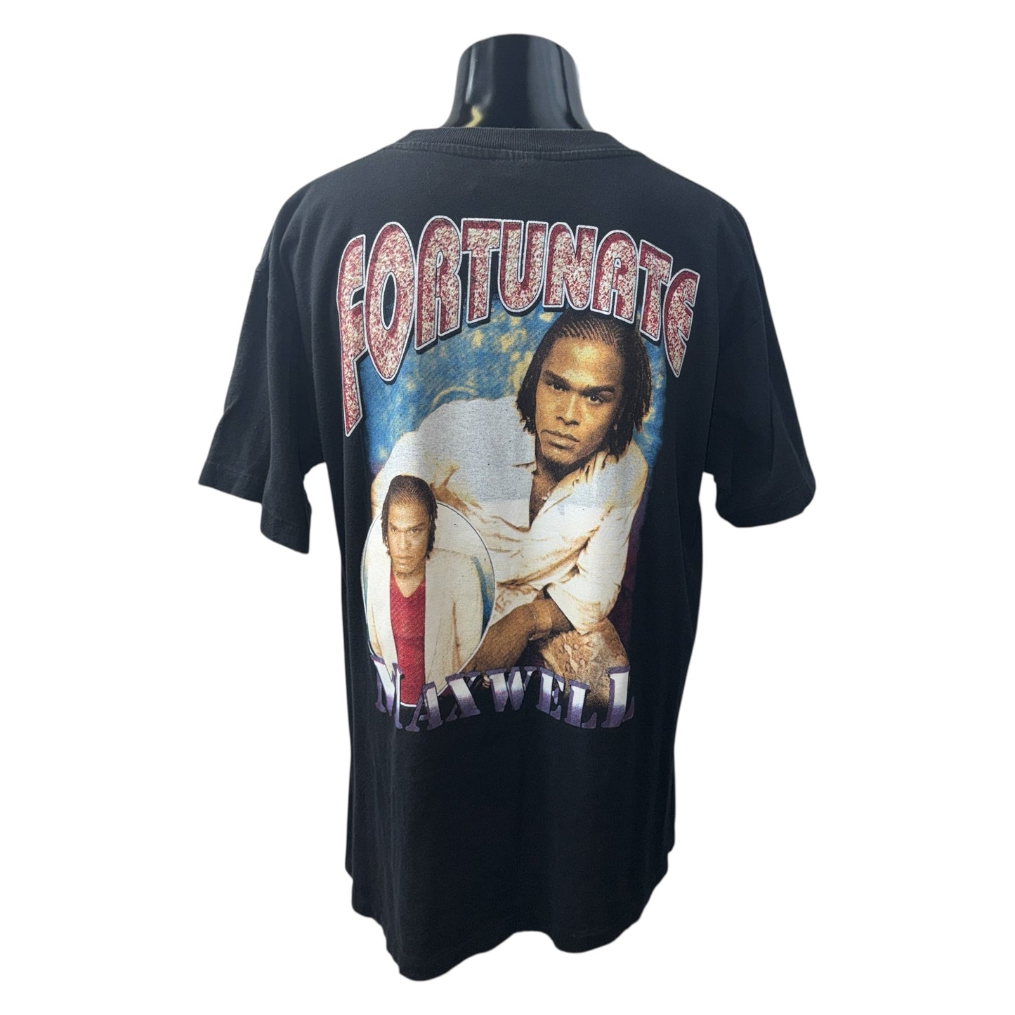 [MAXWELL] Maxwell FORTUNATE RAP TEE Vintage T-shirt