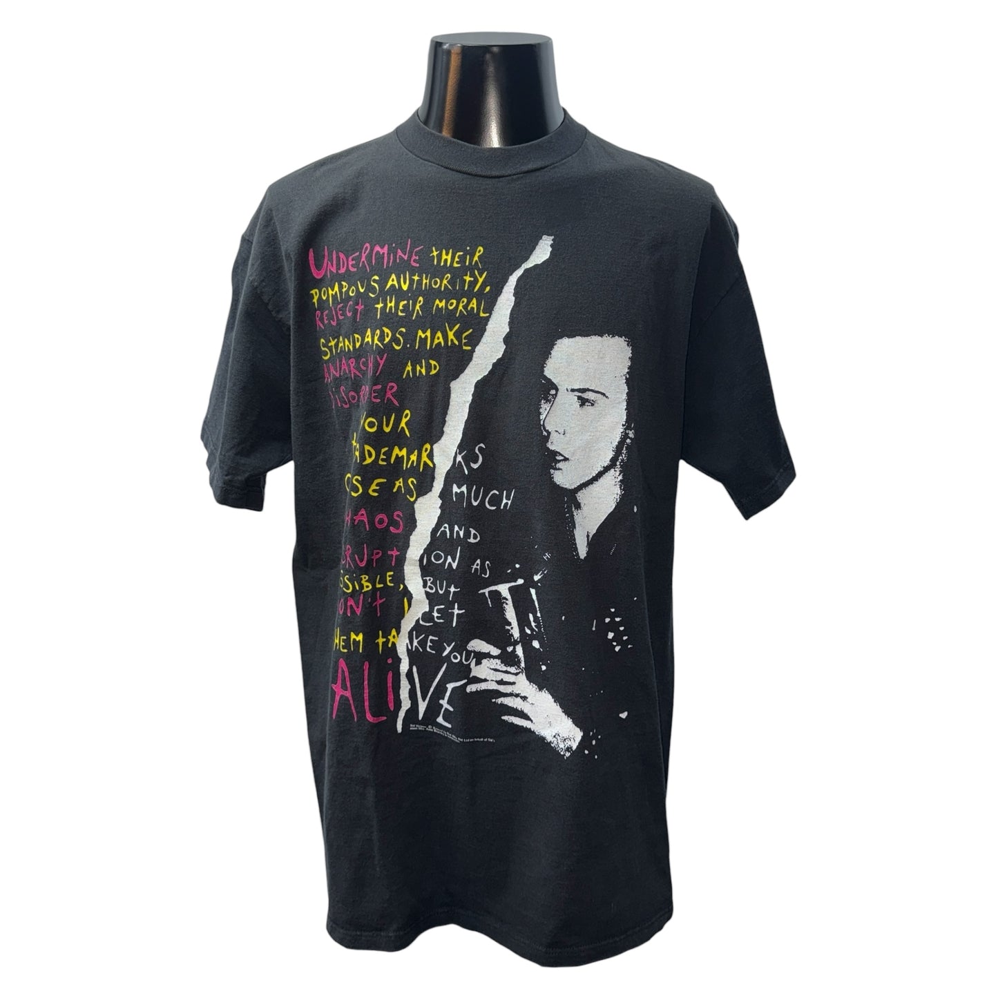 [SEX PISTOLS] Sex Pistols Sid Vicious T-shirt with NICEMAN tag