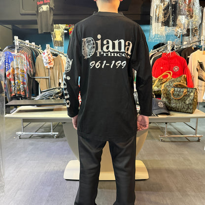 【PRINCESS DIANA】プリンセス・ダイアナ メモリアル フォトプリント ロングスリーブTシャツ