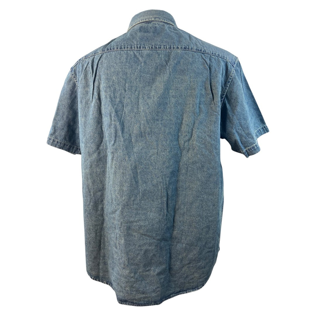 [Supreme] Supreme Denim Short Sleeve Shirt 20SS Invert Denim S/S Shirt L