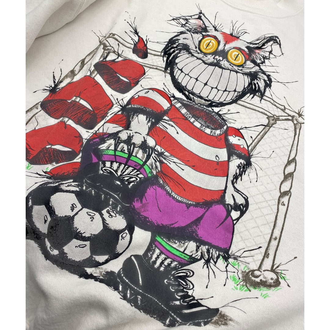 [Alice in Wonderland] 90s Cheshire Cat Sweatshirt - A vintage gem [Alice in Wonderland Siamese Cat] Short Sleeve Sweatshirt T-Shirt [Unisex]