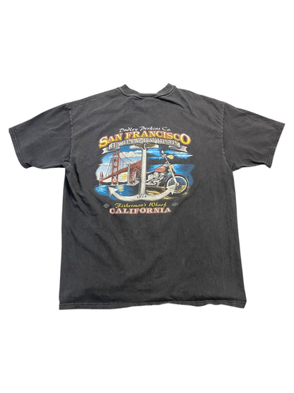 【Harley-Davidson】ハーレーダビッドソン バー&シールド バックグラフィック 90's Vintage Tシャツ L相当