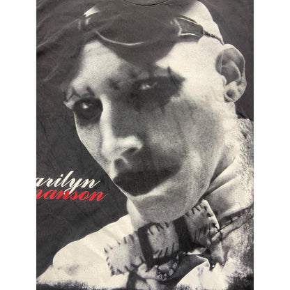 [MARILYN MANSON] Marilyn Manson 90's photo print T-shirt