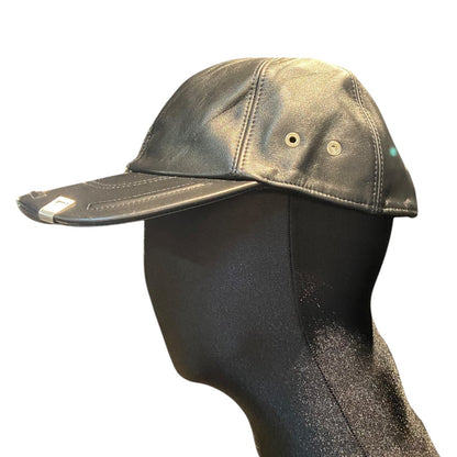 [1017 ALYX 9SM] Ten Seventeen Alyx Nine SM Black Leather Cap