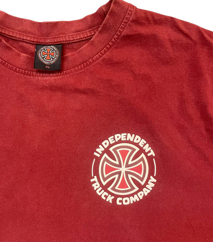 【INDEPENDENT】インディペンデント TRUCK COMPANYロゴプリントTシャツ L