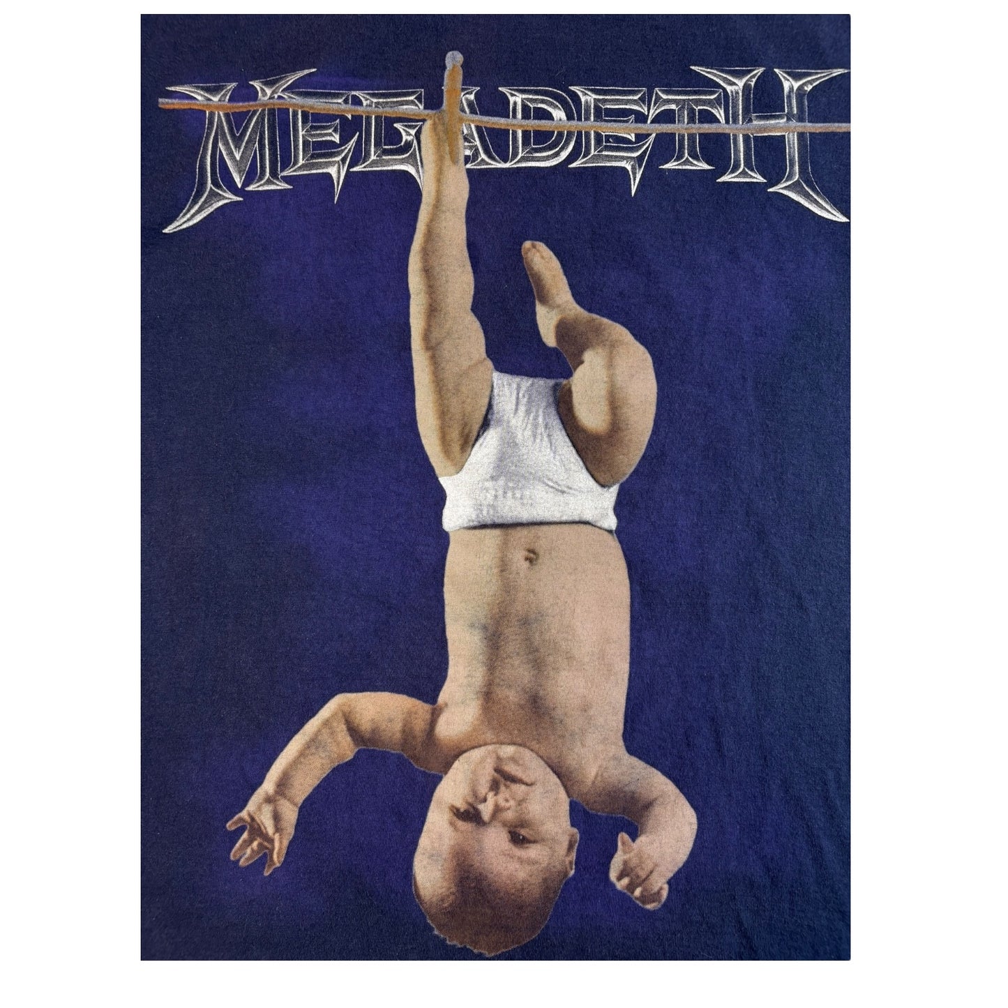 【MEGADETH】メガデス 1994 YOUTHANASIA NAVY Tシャツ giant BY TEE JAYS XL