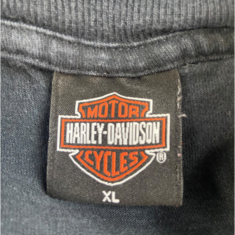 【Harley‑Davidson】Bar and Shield「Berwyn, IL」（ハーレーダビッドソン）Tシャツ 2003年 Y2K XL