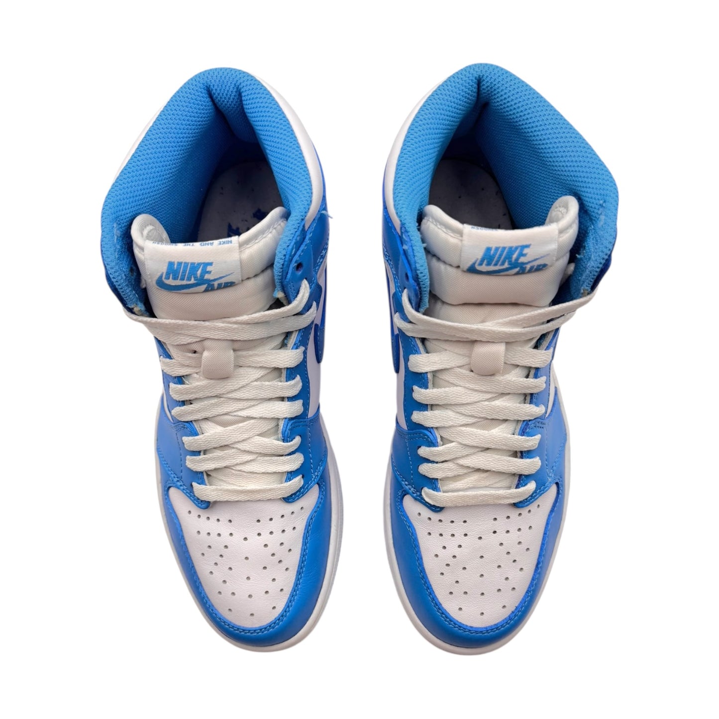 【Nike Air Jordan 1 Retro High OG "UNC" (2015)】ナイキ エアジョーダン1 レトロ ハイカット OG 2015年 ノースカロライナ NORTH CAROLINA ホワイト/ブルー US8.5-26.5cm 美品