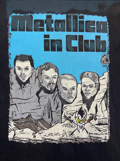【METALLICA CLUB IN STUBBORN MEMBER 】メタリカ  メンバープリントTシャツ 90's  L