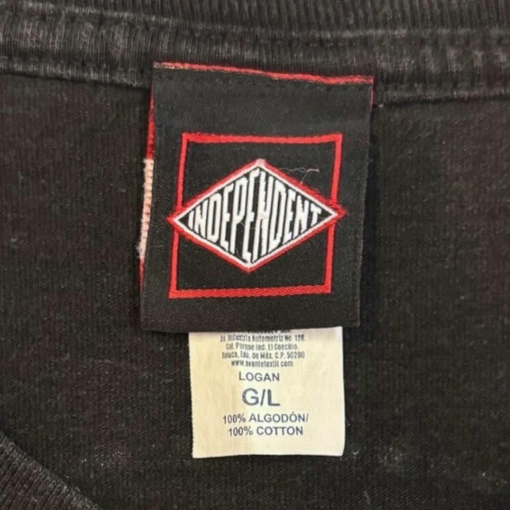 [INDEPENDENT] Independent Iron Cross Logo Vintage T-shirt, Size L (equivalent to XL)