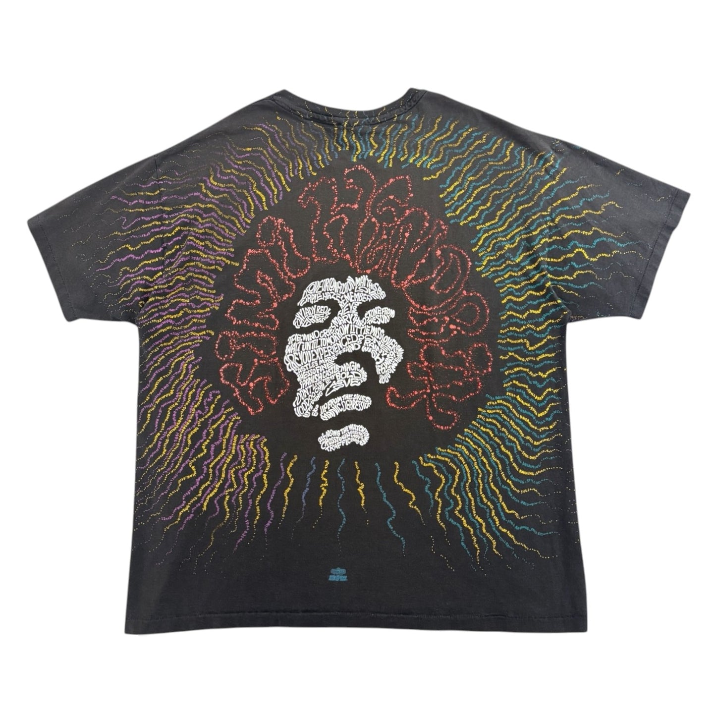 [JIMI HENDRIX] Jimi Hendrix 90's Vintage Overprint T-Shirt XL