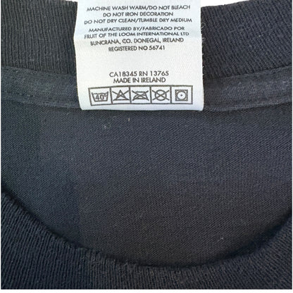 NIRVANA Kurt Cobain Long Sleeve Black T-Shirt (1967-1994) XL