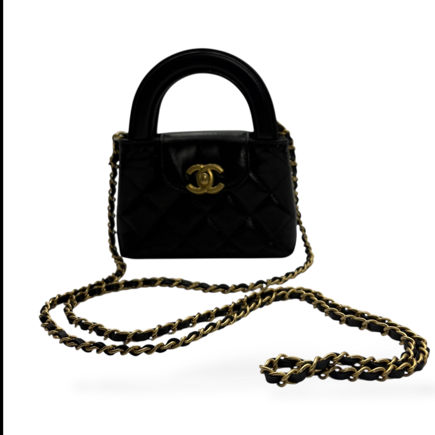 [CHANEL] Chanel Coco Mark Mini Chain Clutch Shoulder Bag