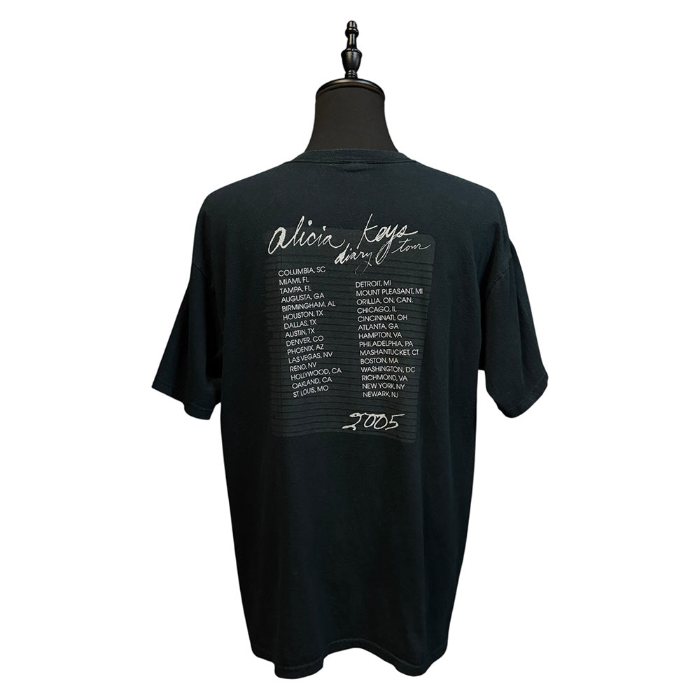 【ALICIA KEYS】アリシアキーズ 2005 Diary Tour Tシャツ サイズXL