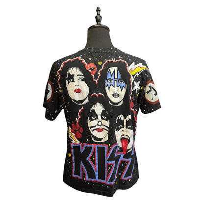 [KISS] Kiss overprint 90's Vintage T-shirt