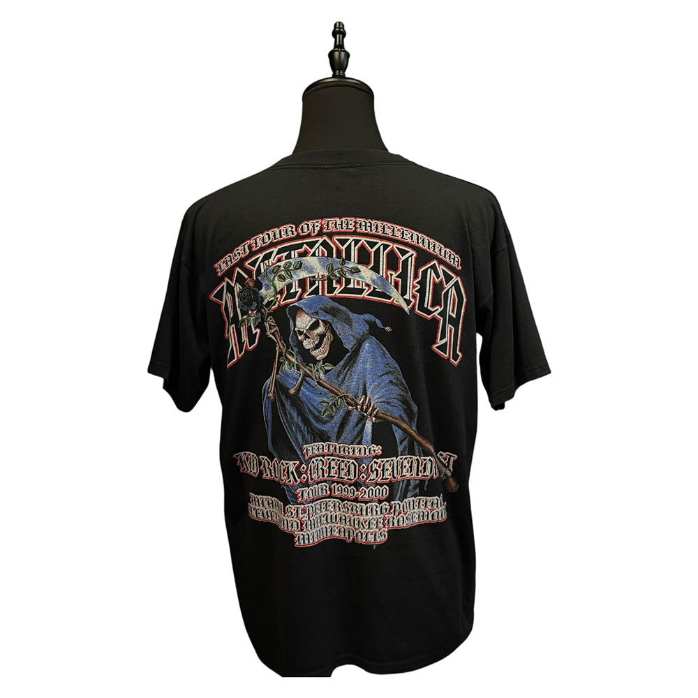 【METALLICA】 メタリカ Last Tour Of Millennium Vintage Tシャツ XL相当
