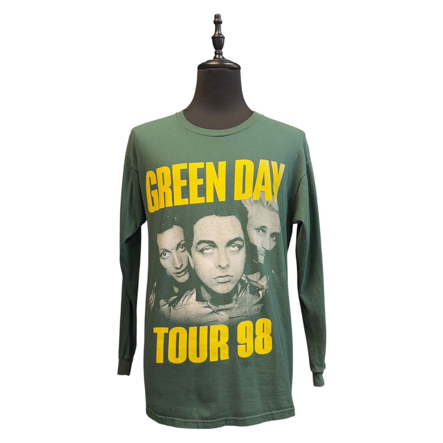 Green Day 1998 Tour Vintage Long Sleeve Tee - Green Day 1998 Tour Vintage Long Sleeve T-Shirt, Size L