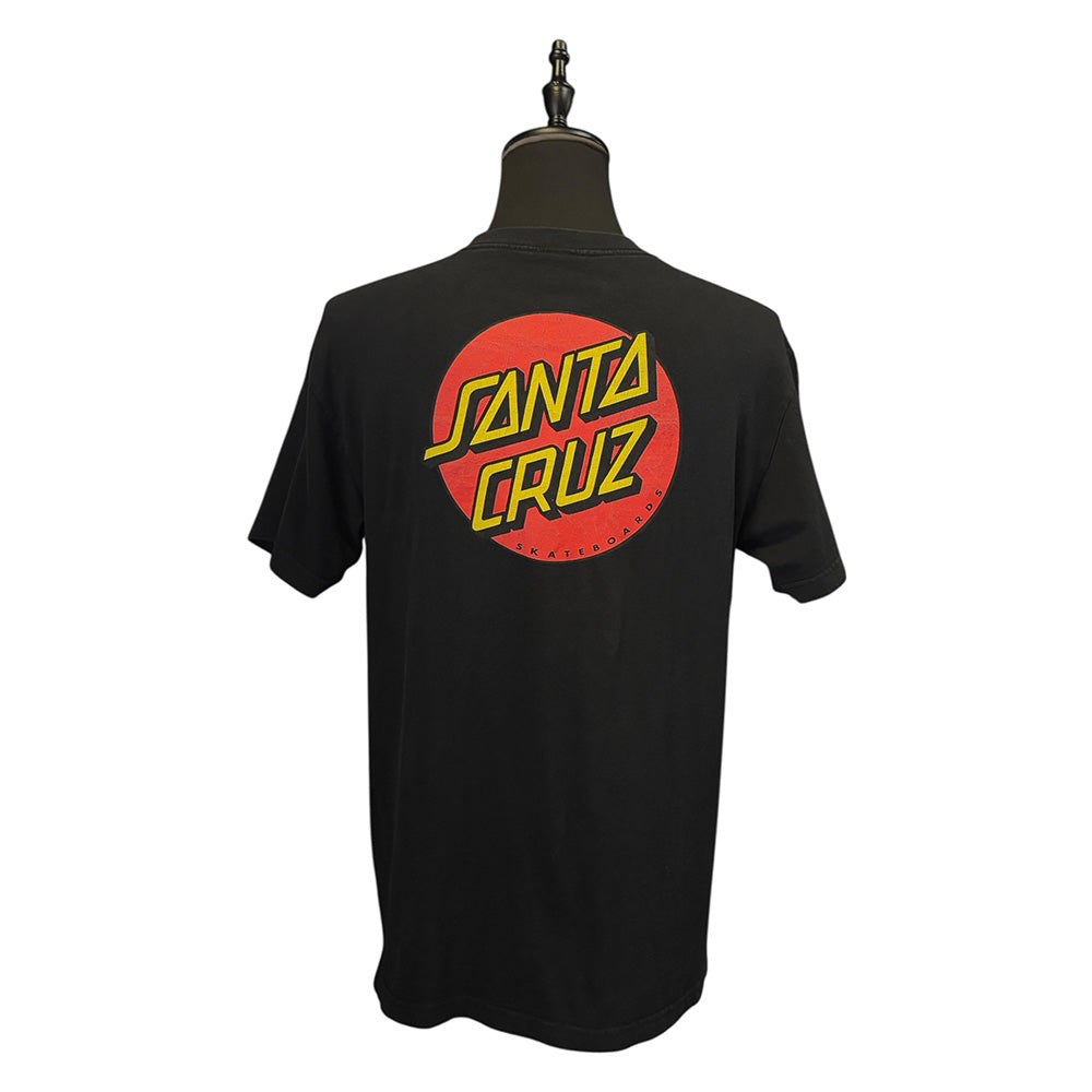 [SANTA CRUZ] Santa Cruz Dot Logo Back Print Vintage T-Shirt XL