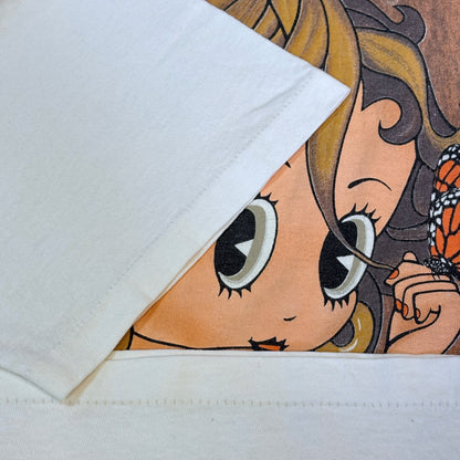 [BETTY BOOP] Betty Boop Mariah Carey Butterfly Vintage T-shirt, Size L