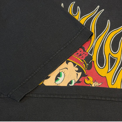 【BETTY BOOP】 ベティブープ MOTORCYCLES BY BOOP Vintage Tシャツ L