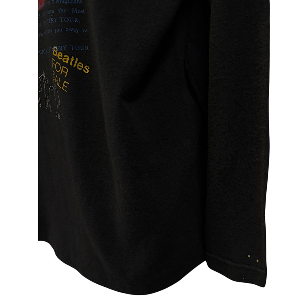 [BEATLES] Vintage Beatles Classic Song &amp; Member Print Long Sleeve T-Shirt, XL
