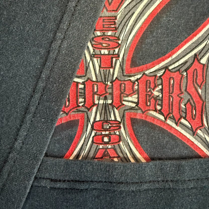 [WEST COAST CHOPPERS] West Coast Choppers Iron Cross Devil T-shirt, Size L