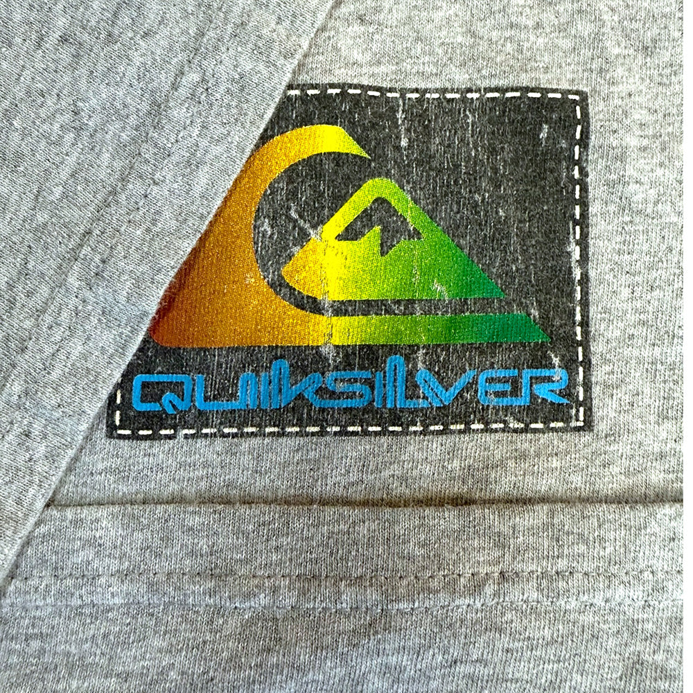 [QUIKSILVER] Quicksilver Logo Print T-shirt L