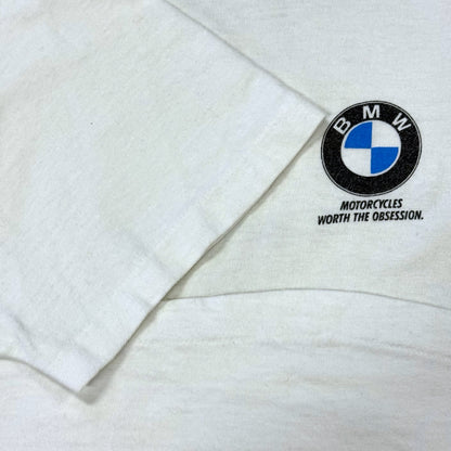 [BMW] BMW RIDE THE BMW ROAD Vintage T-shirt XL