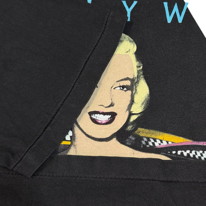 [MARILYN MONROE] Marilyn Monroe "HOLLYWOOD NIGHTS" 90's Vintage T-shirt, size L