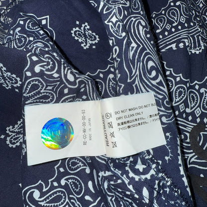 【READYMADE】 レディーメイド BANDANA SLEEPING SHIRT NAVY 1
