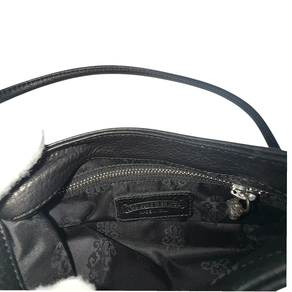 [CHROME HEARTS] Chrome Hearts VIV BAG Dagger Leather Shoulder Bag Black