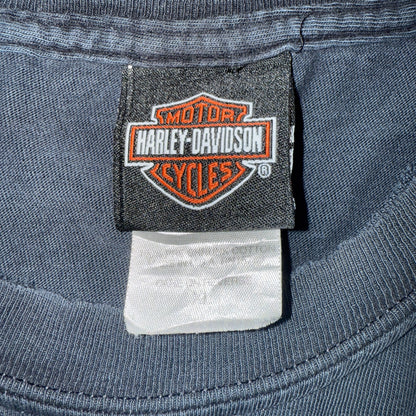 【HARLEY DAVIDSON】ハーレーダビッドソン「フレイムピストン」デザインTシャツ XL
