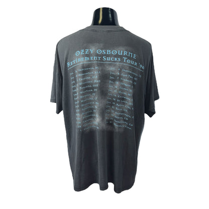 OZZY OSBOURN "Retirement Sucks Tour '96" 90's Vintage T-shirt, Size XL