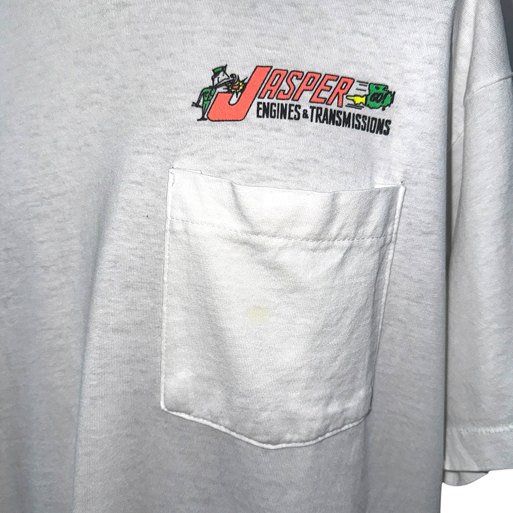 【JASPER Engines & Transmissions】ジャスパー FRUIT OF THE LOOMタグ ポケットTシャツ XL