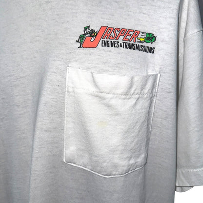 【JASPER Engines & Transmissions】ジャスパー FRUIT OF THE LOOMタグ ポケットTシャツ XL
