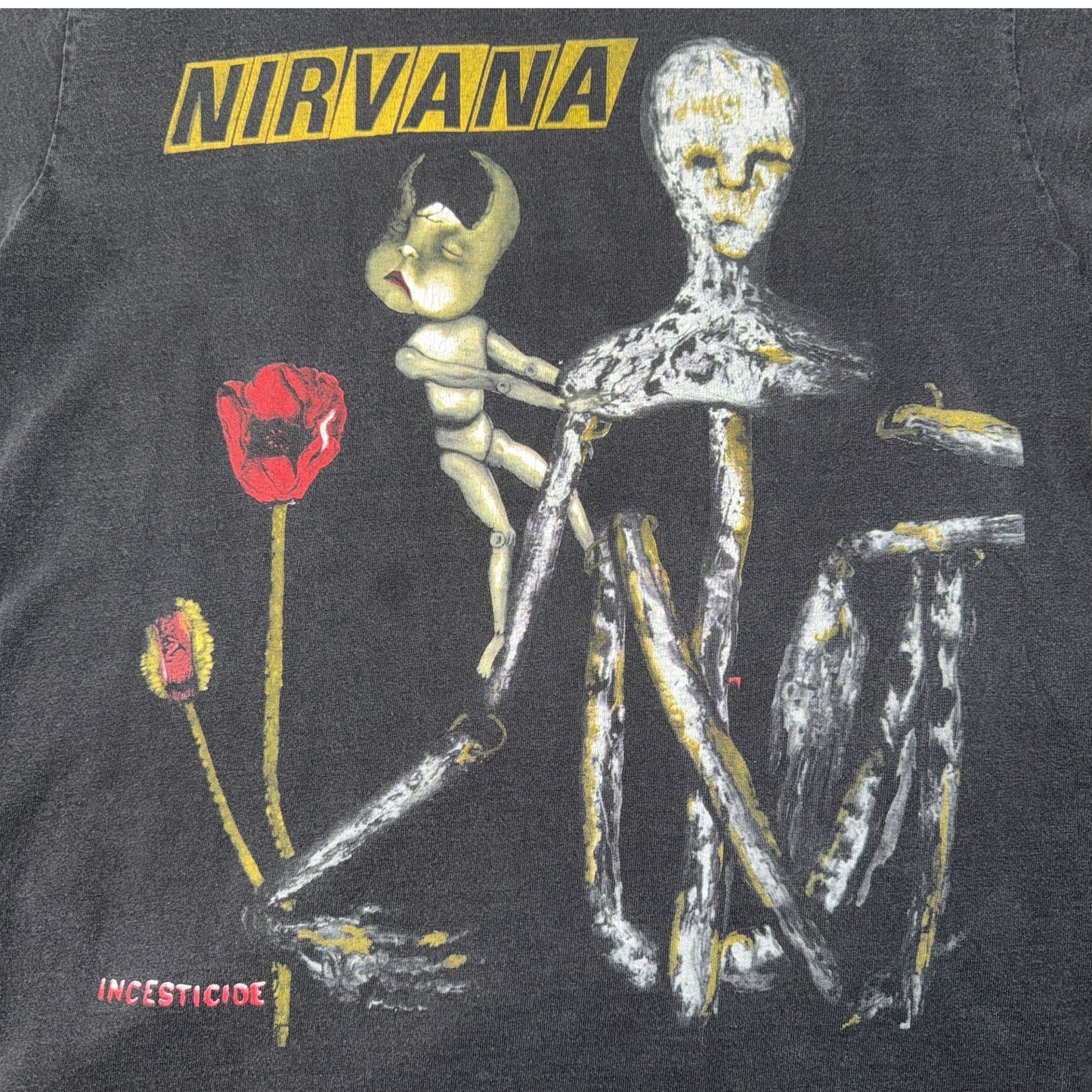 [NIRVANA] Nirvana INCESTICIDE T-shirt L