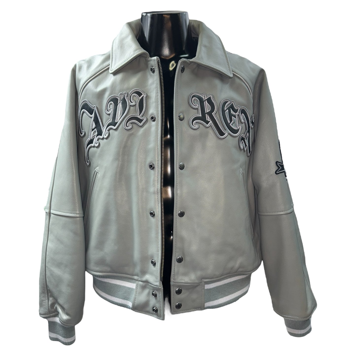 [PALACE] Palace AVIREX LEATHER JACKET GREY
