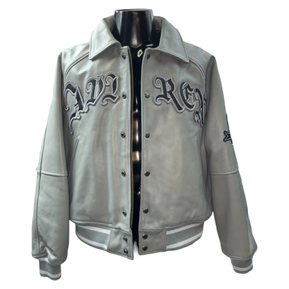 [PALACE] Palace AVIREX LEATHER JACKET GREY