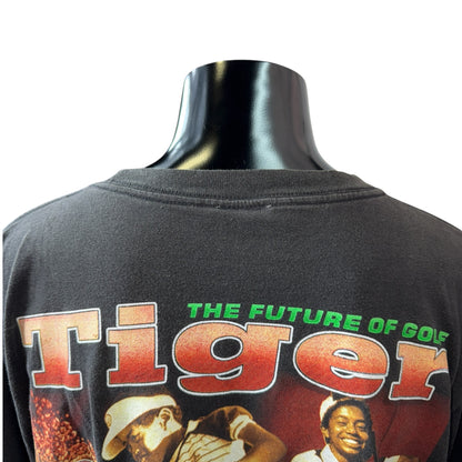 【TIGER WOODS】タイガー・ウッズ "THE FUTURE OF GOLF" 90's-00's Vintage RAP Tシャツ