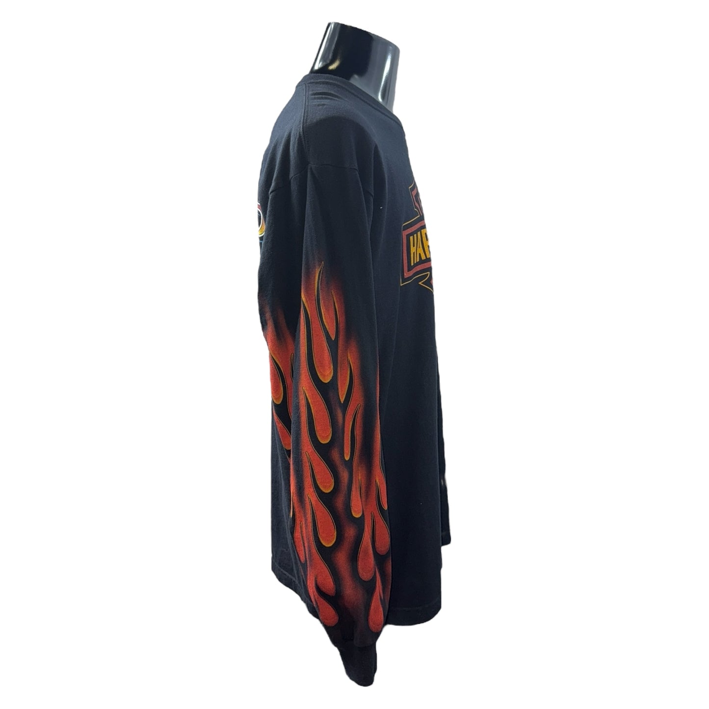 【HARLEY DAVIDSON】ハーレーダビッドソン  MID-OHIO HARLEY-DAVIDSON INC.2005コピーライト ロングスリーブTシャツ