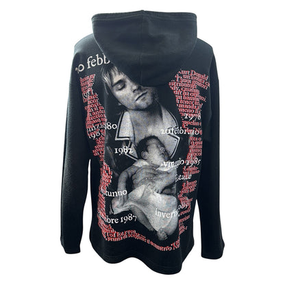 [NIRVANA] Nirvana KURT COBAIN "ANARCHY" "WILL BEAT" 90's Vintage Hoodie