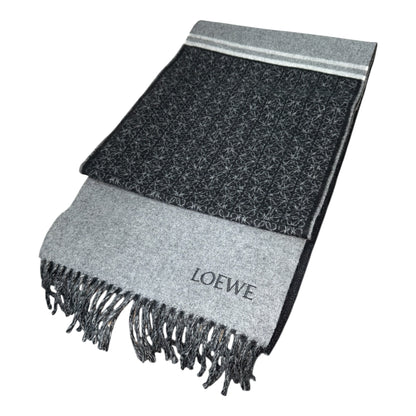 [LOEWE] Loewe Anagram Scarf Gray/Black