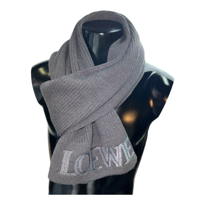 [LOEWE] Loewe scarf gray
